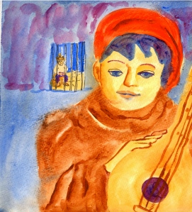 The Lute Player, by  Marilyn DeKing